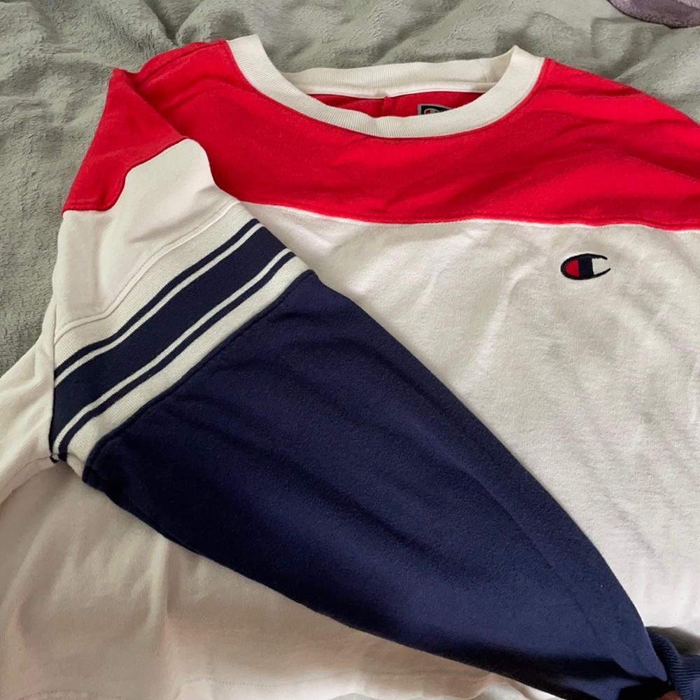 champion cropped tshirt !
